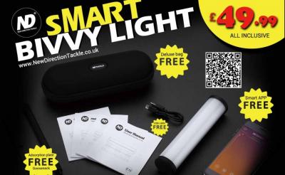 Bivvy light pro, Bivvy lamp, ND smart bite indicator